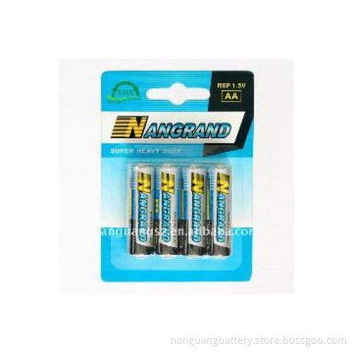 R6 AA um3 battery carbon zinc